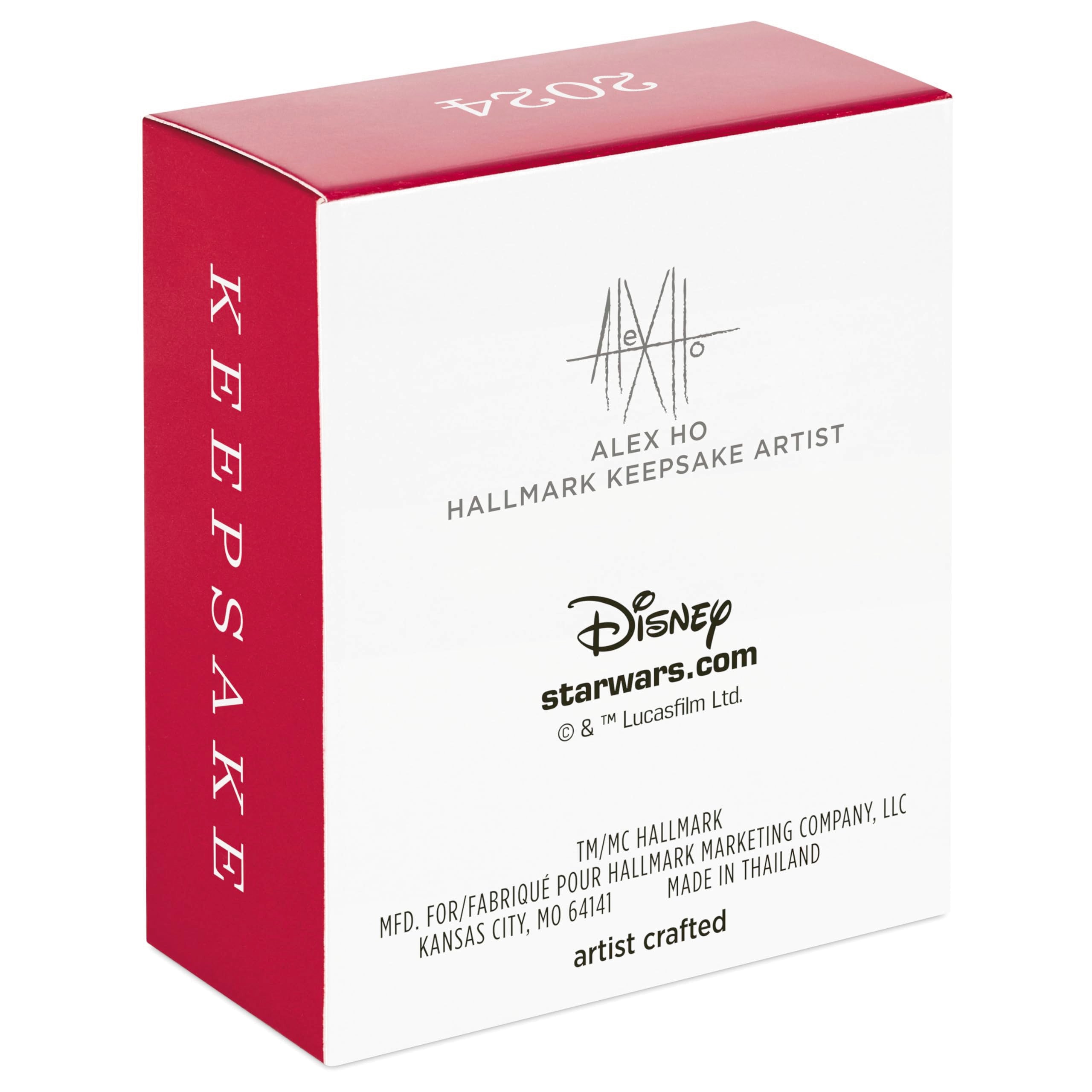 Hallmark Keepsake 0.43" Mini Christmas Ornament 2024, Star Wars Millennium Falcon, Gifts for Star Wars Fans