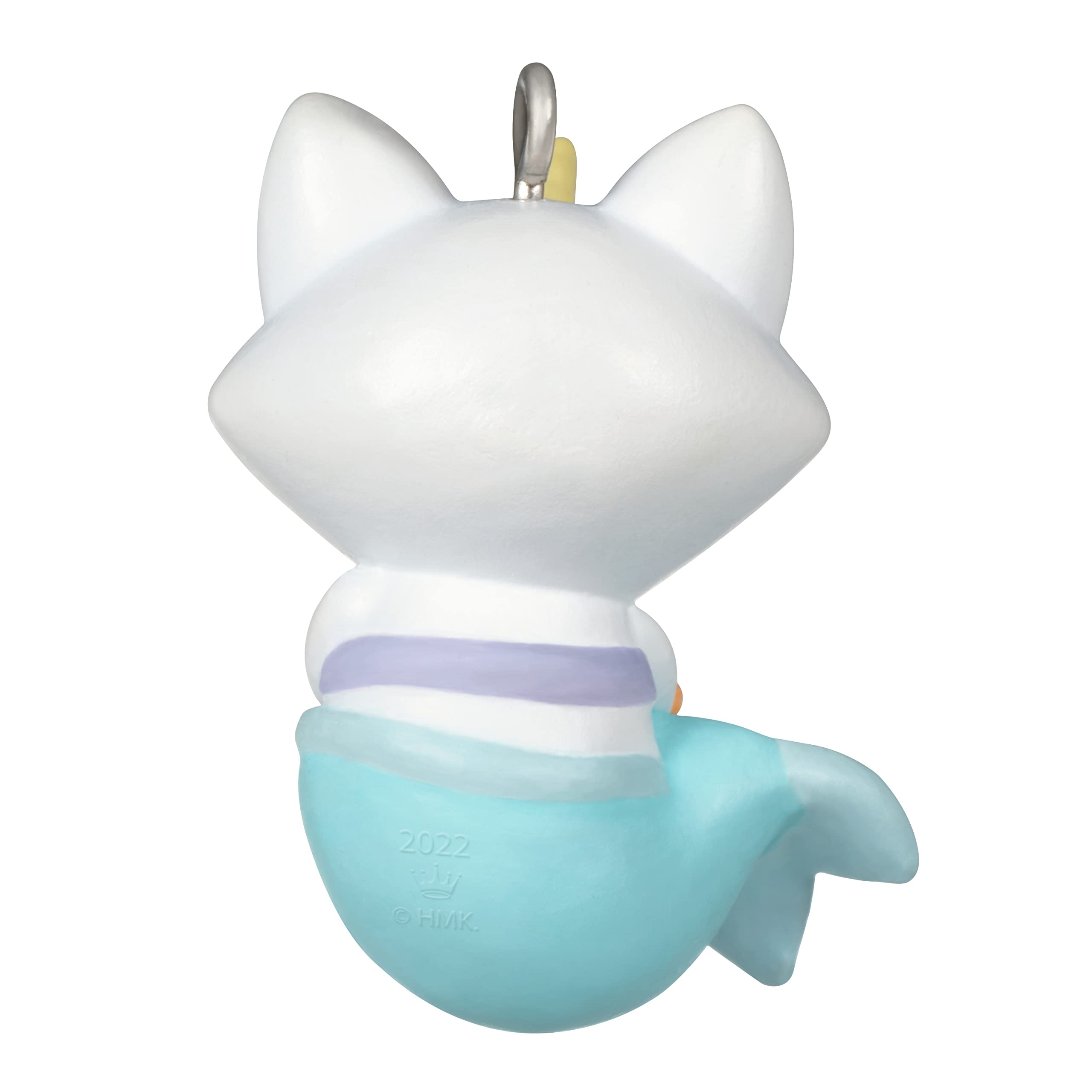 Hallmark Keepsake 1" Miniature Christmas Ornament 2022, Cute Mermaid Kitty, Mini, Plastic