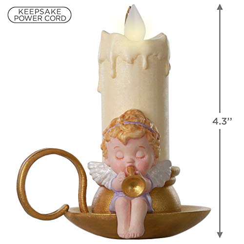 Hallmark Keepsake Christmas Ornament 2020, Angelic Candlelight, Motion With Light (2499QGO1841)