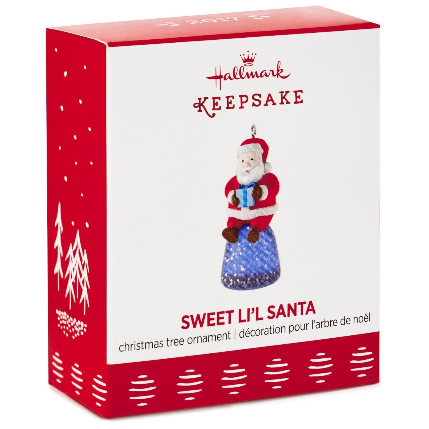 ORN SWEET LI L SANTA