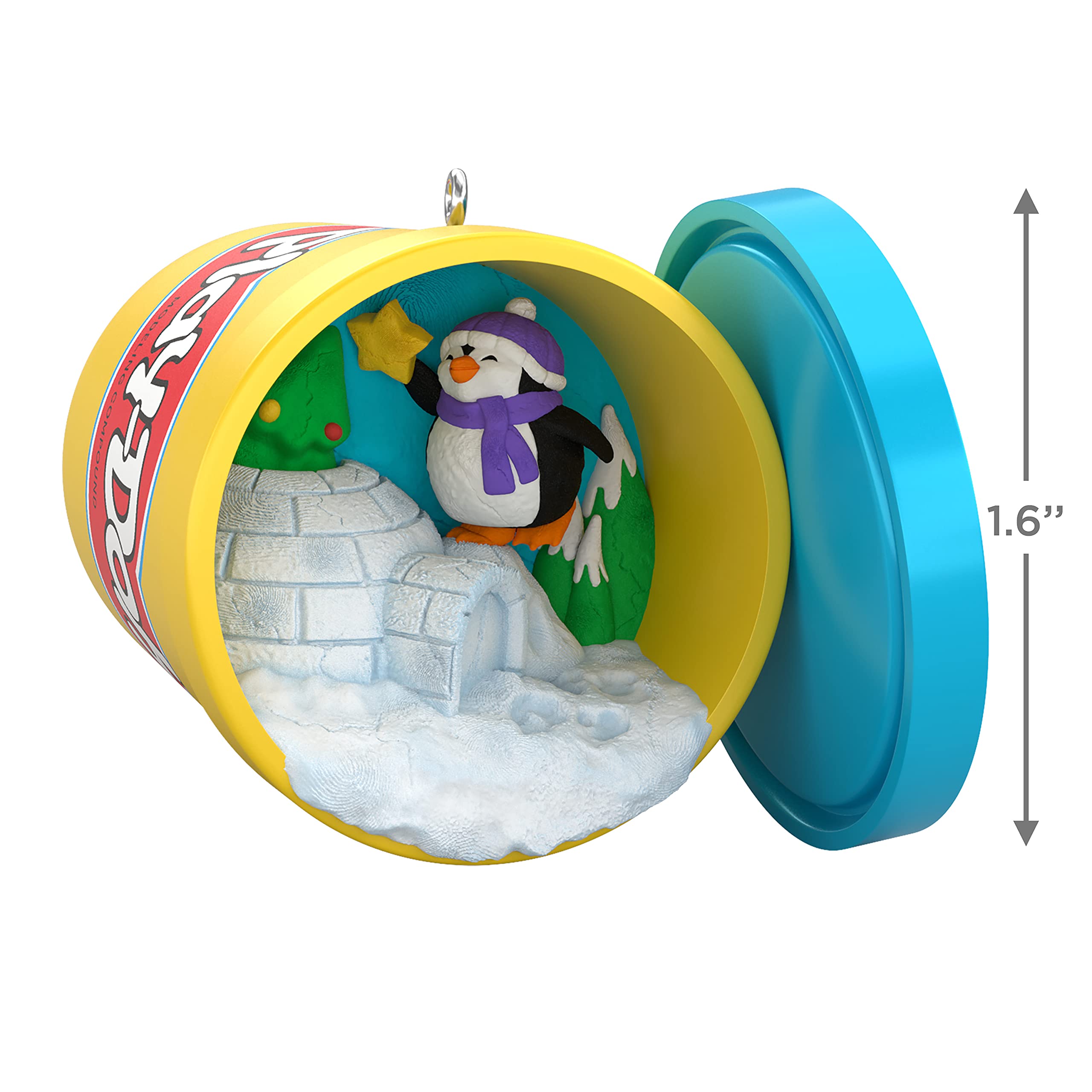 Hallmark Keepsake Christmas Ornament 2021, Hasbro Play-Doh Penguin