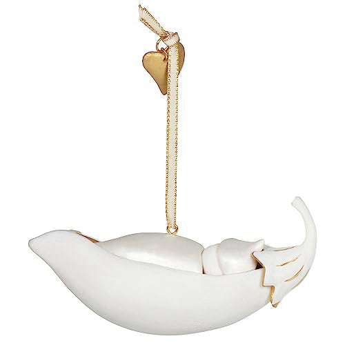 Hallmark Keepsake Christmas Ornament 2023, Grandbaby's First Christmas, Pea in a Pod, Porcelain Ornament