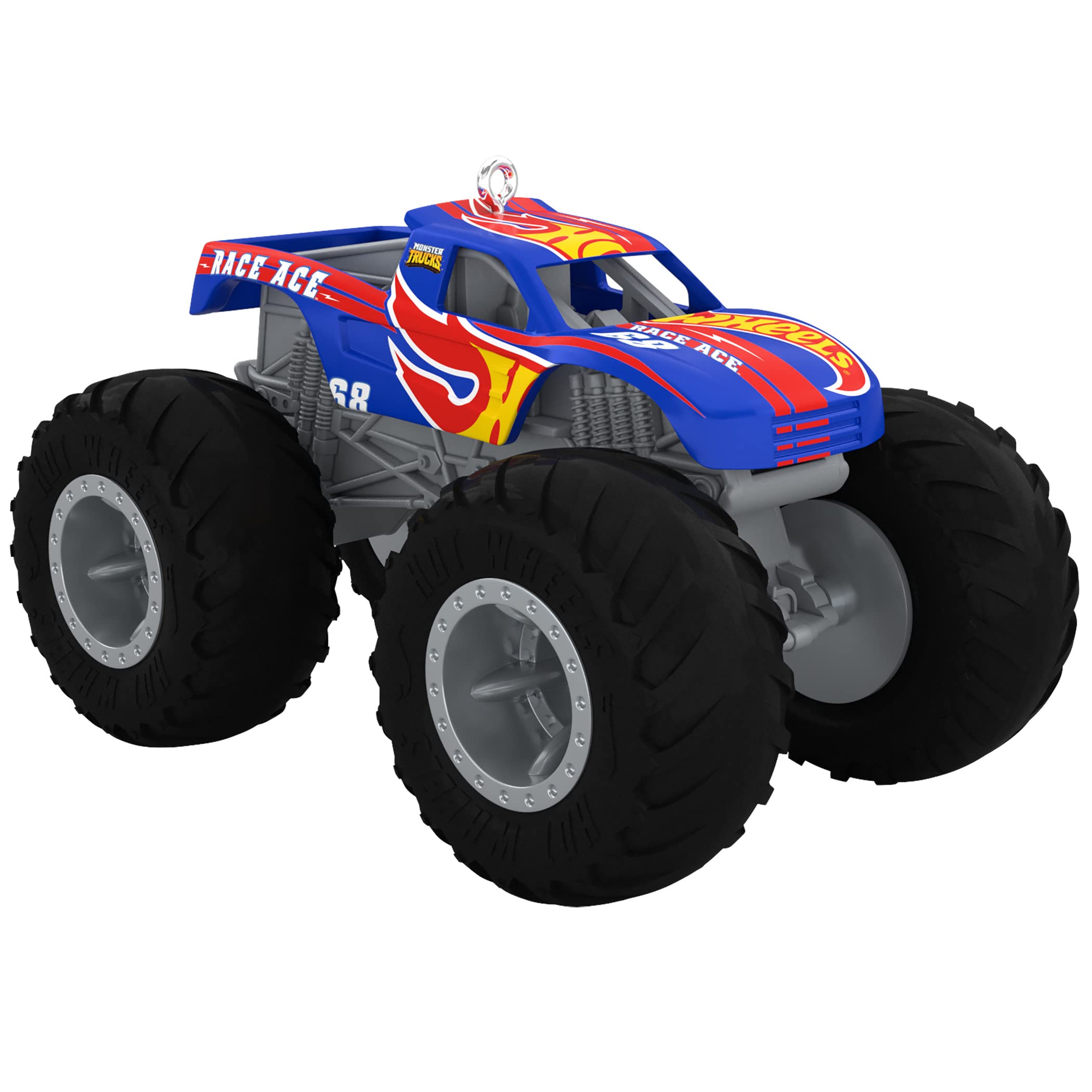 Hallmark Keepsake Hot Wheels Monster Truck™ Race Ace™ Plastic Christmas Ornament