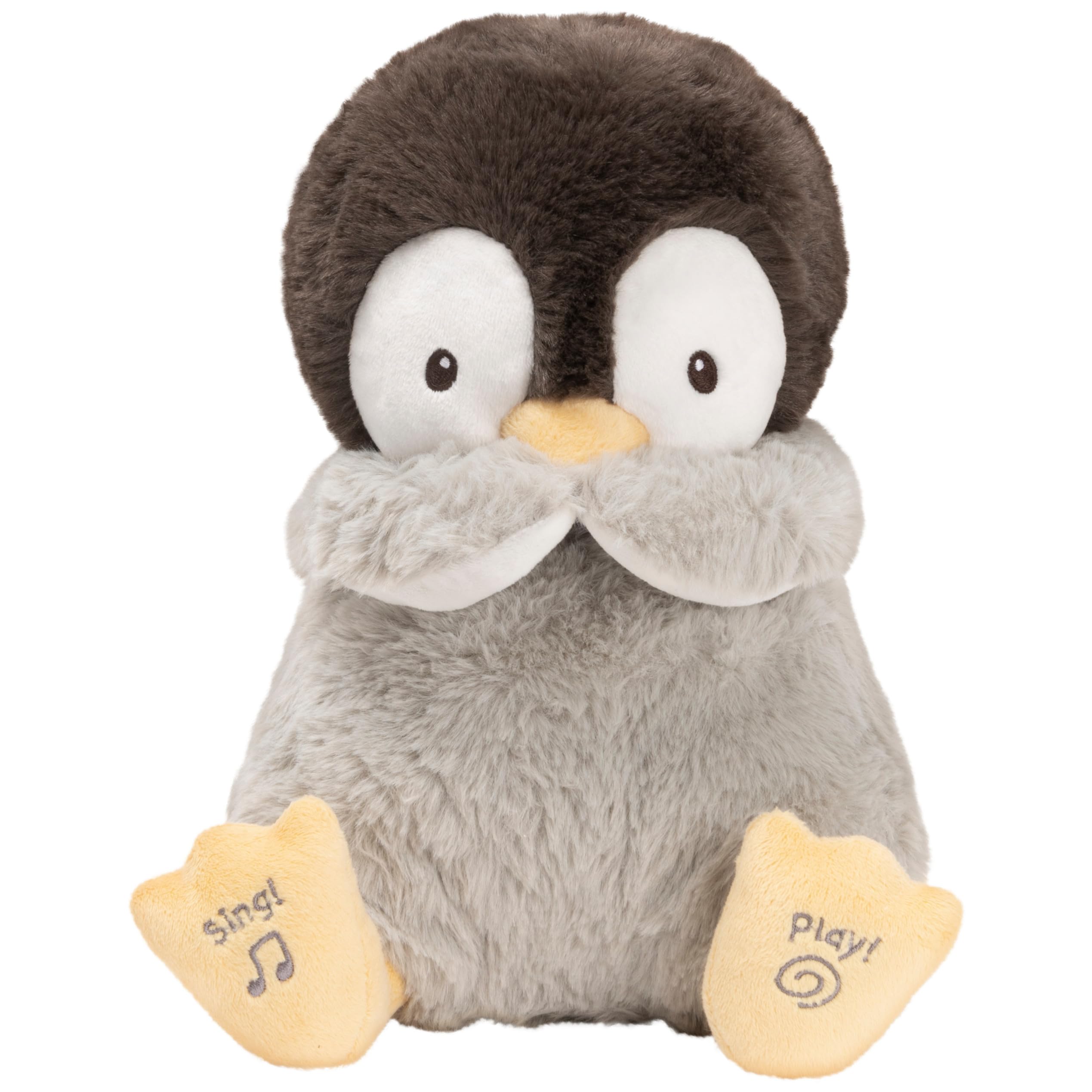 Baby GUND Kissy the Penguin Animated Musical Flappy Plush