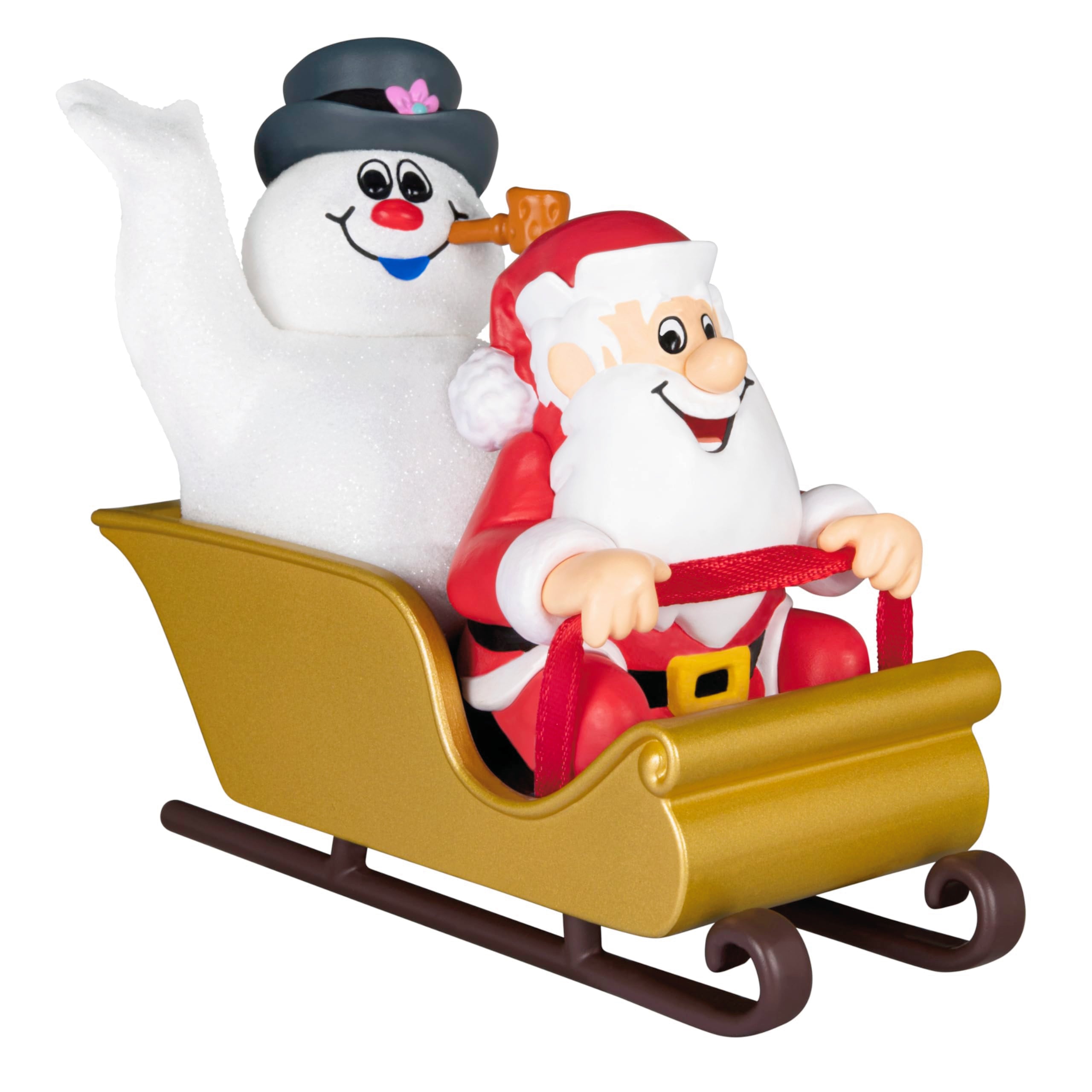 ORN FROSTY AND SANTA