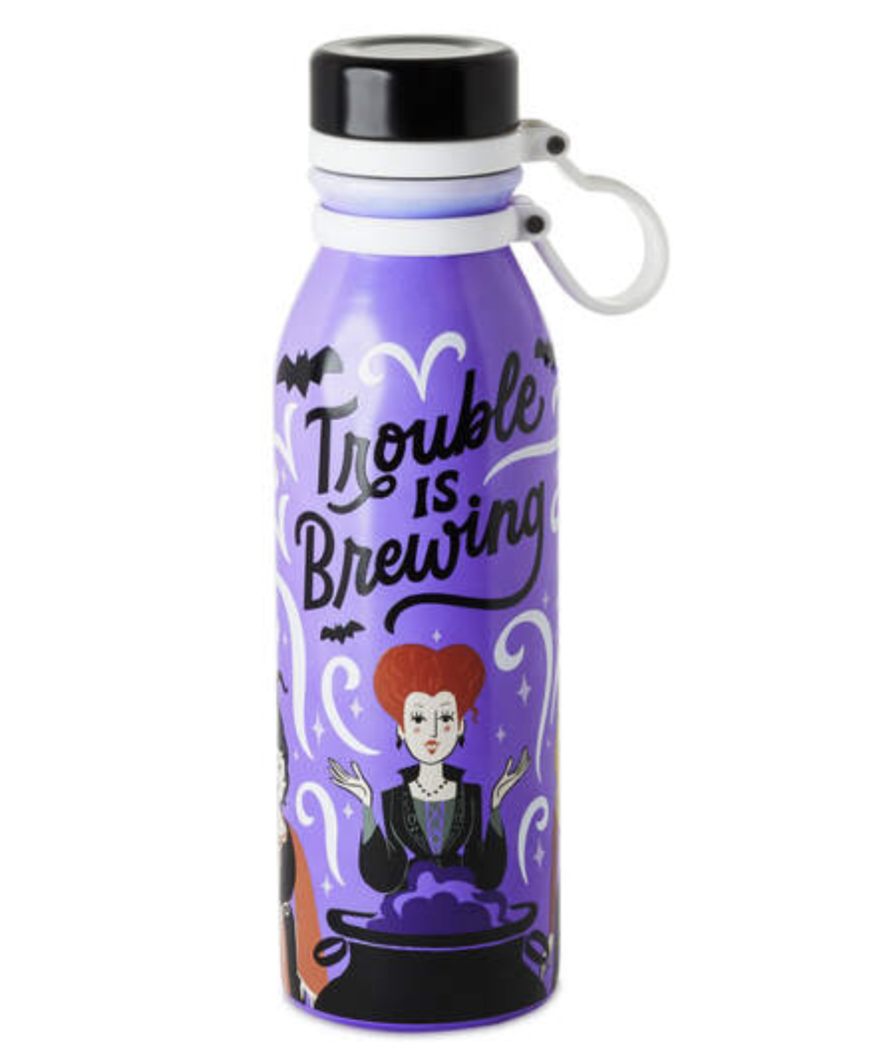 Trouble is Brewing Color-Changing Hocus Pocus Hallmark Halloween Water Bottle