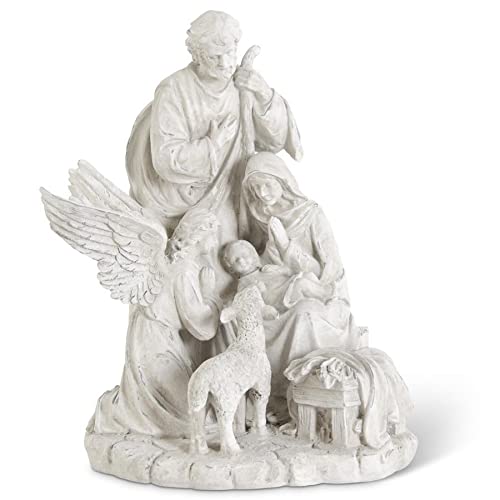 14 Inch Grey Nativity Family