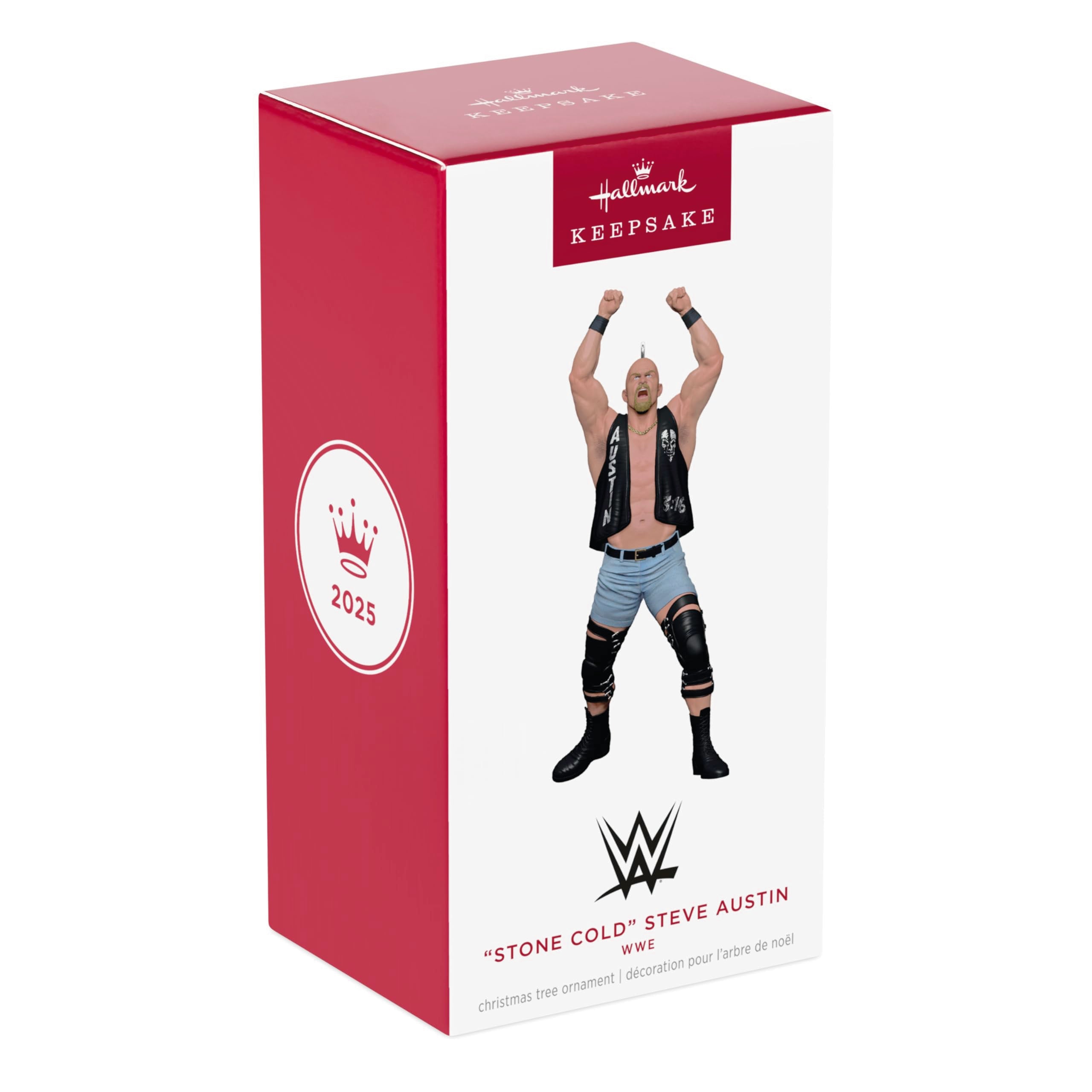 "Stone Cold" Steve Austin 2025 Hallmark Keepsake Christmas Ornament