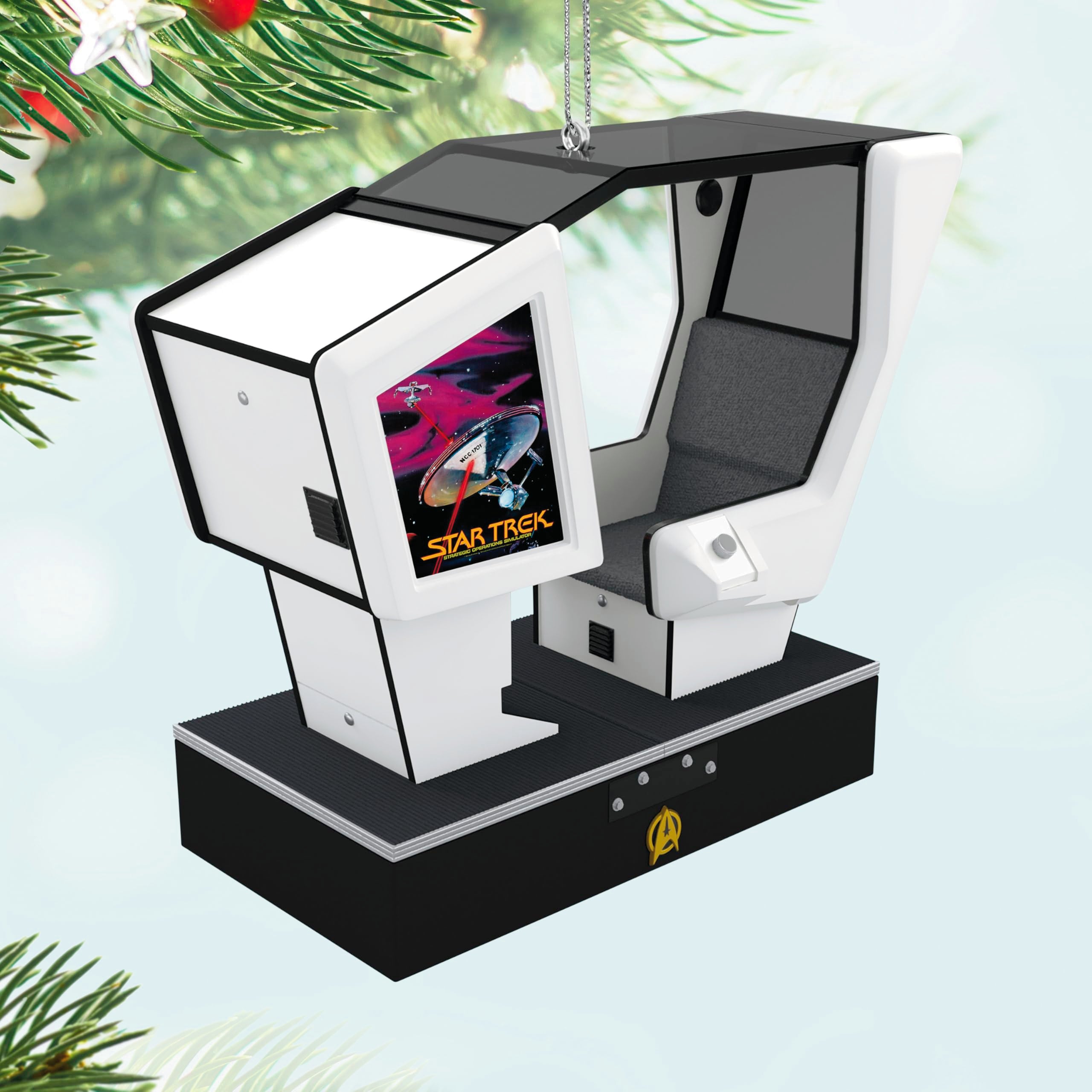 Star Trek: Strategic Operations Simulator Arcade Game 2025 Hallmark Keepsake Christmas Ornament