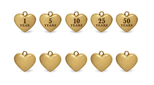 Hallmark Keepsake Christmas Ornament 2019 Our Our Anniversary, You and Me, Metal,