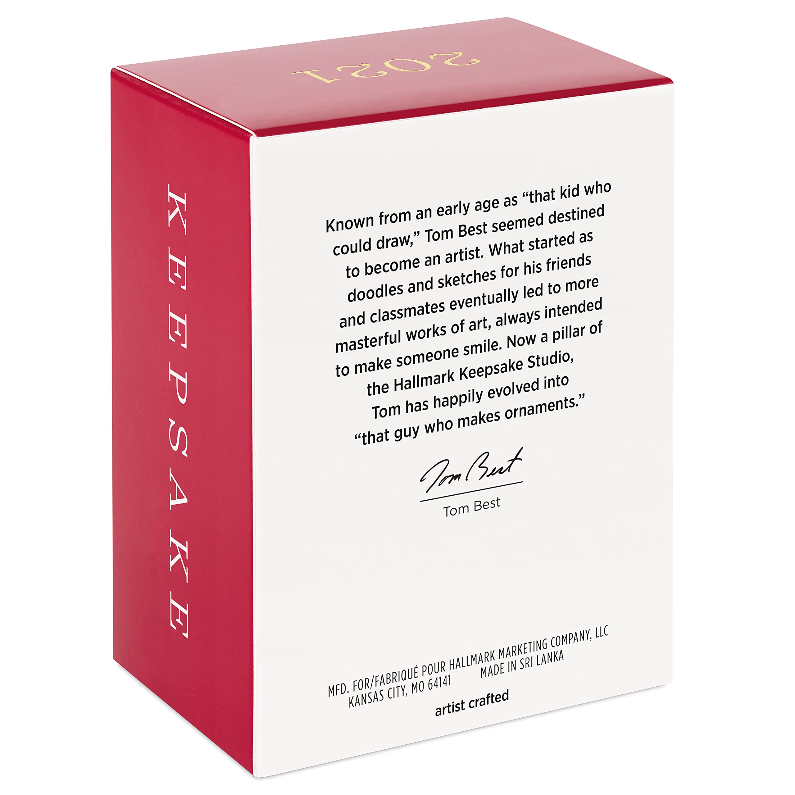 Hallmark Keepsake Christmas Ornament, Year Dated 2021, Football Star