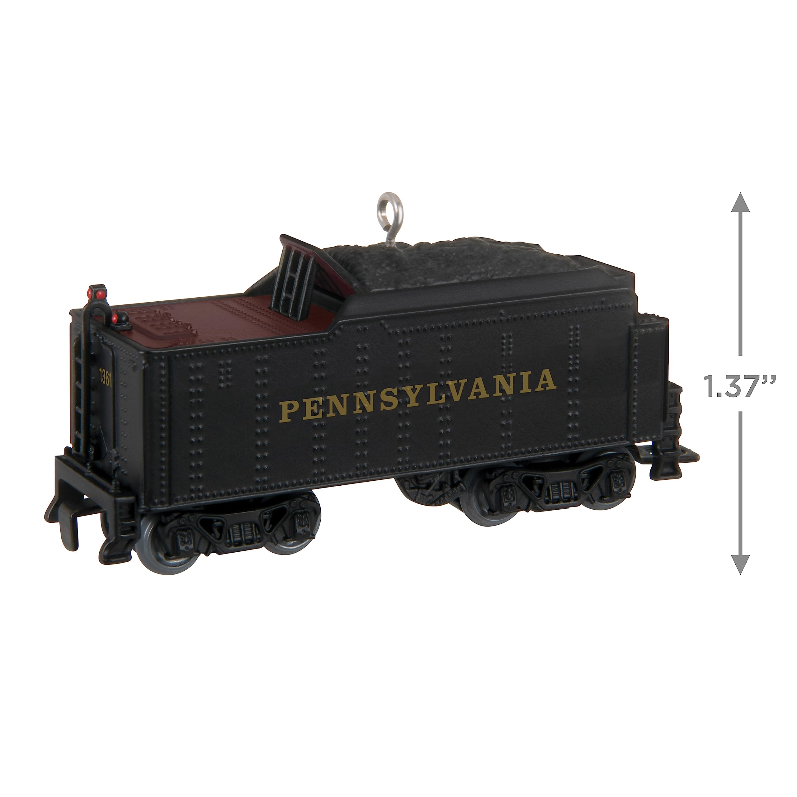 Hallmark Keepsake Christmas Ornament 2023, Lionel Pennsylvania K4 Tender, Metal Train Ornament, Train Gifts