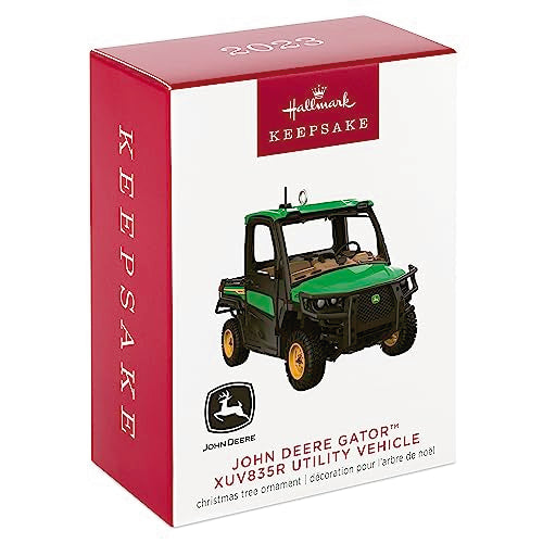 Hallmark Keepsake Christmas Ornament 2023, John Deere Gator XUV835R Utility Vehicle Metal, Gifts for Car Collectors,