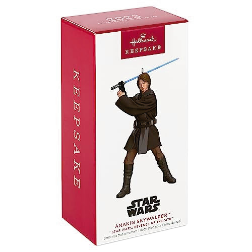 Hallmark Keepsake Star Wars Christmas Ornament 2023, Revenge of The Sith Anakin Skywalker, Gifts for Star Wars Fans