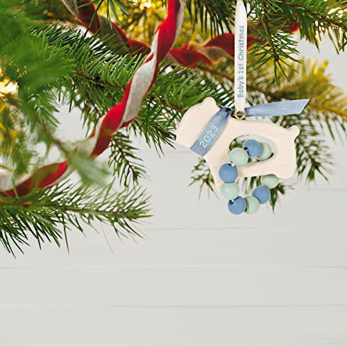Hallmark Keepsake Christmas Ornament 2023, Baby Boy's First Christmas, Bear