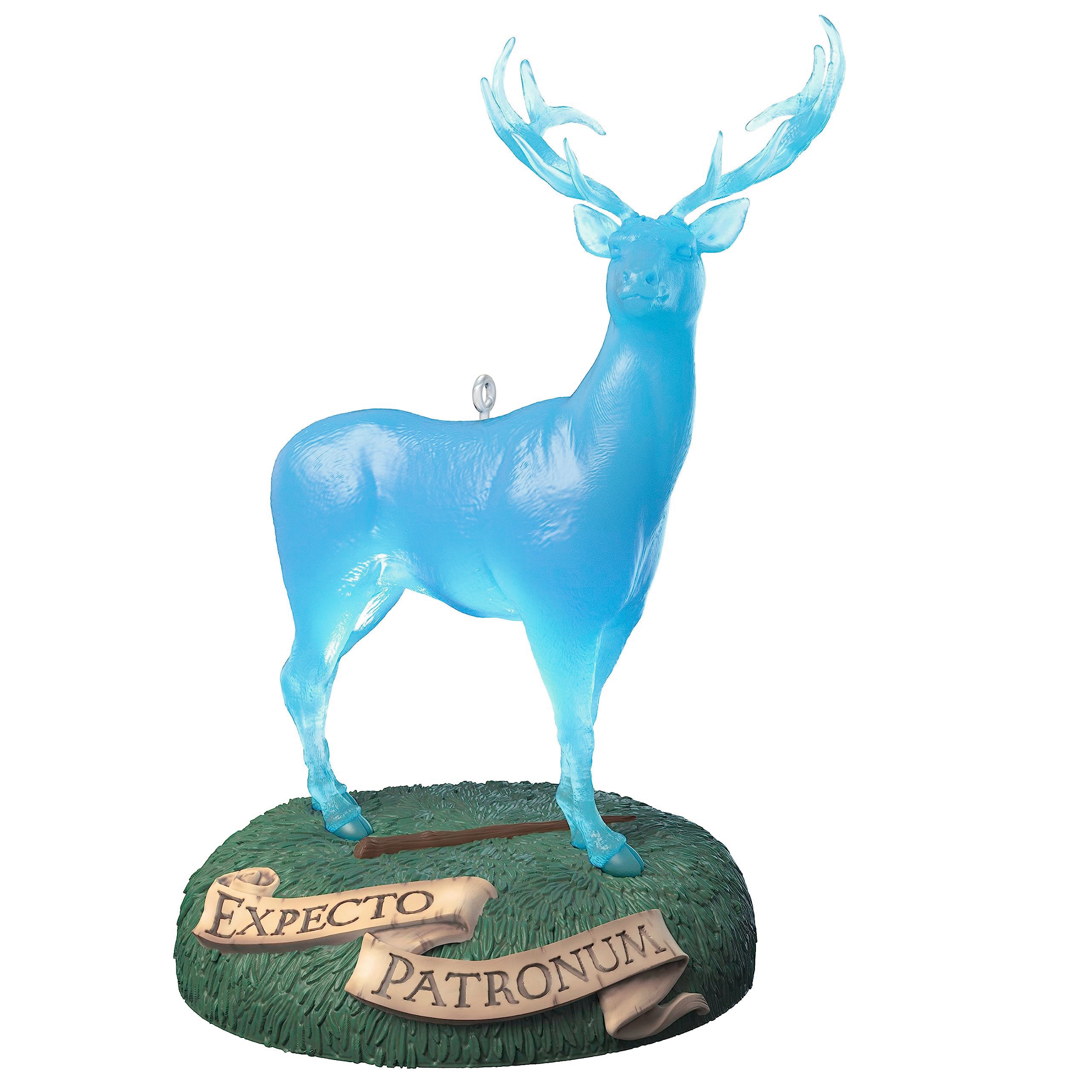 Hallmark Keepsake Christmas Ornament 2023, Harry Potter Stag Patronus Ornament with Light, Gifts for Harry Potter Fans
