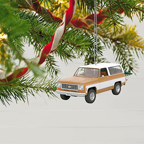 Hallmark Keepsake Christmas Ornament 2023, All-American Trucks 1973 Chevrolet Blazer 2023, Metal Ornament, Gifts for Car Collectors,