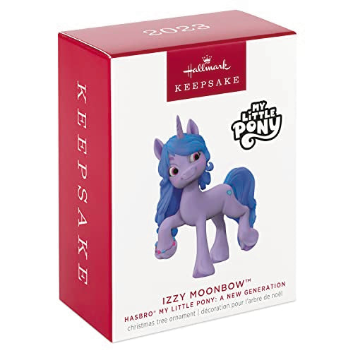 Hallmark Keepsake Christmas Ornament 2023, Hasbro My Little Pony: A New Generation Izzy Moonbow, Gifts for Kids