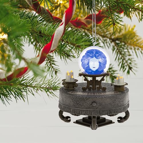 Hallmark Keepsake Christmas Ornament 2023, Disney The Haunted Mansion Collection Madame Leota with Light and Sound, Gifts for Disney Fans