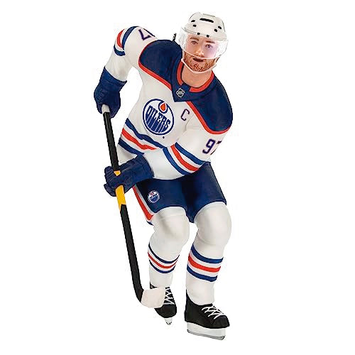 Hallmark Keepsake Christmas Ornament 2023, NHL Edmonton Oilers Connor McDavid Hockey Ornament, Sports Gifts