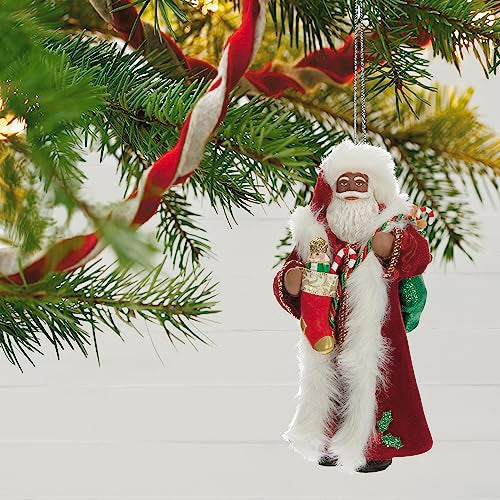 Hallmark Keepsake Christmas Ornament 2023, Black Father Christmas, Gifts for Santa Collectors