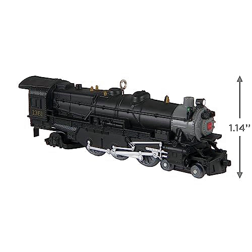 Hallmark Keepsake Christmas Ornament 2023, Lionel Trains Black 1361 Pennsylvania K4 Steam Locomotive Metal, Train Gifts