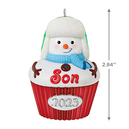 Hallmark Keepsake Christmas Ornament 2023, Son Cupcake, Family Gifts