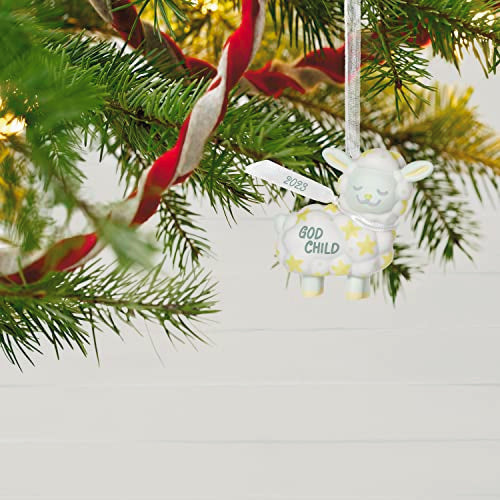 Hallmark Keepsake Christmas Ornament 2023, Godchild, Porcelain Godchild Gift