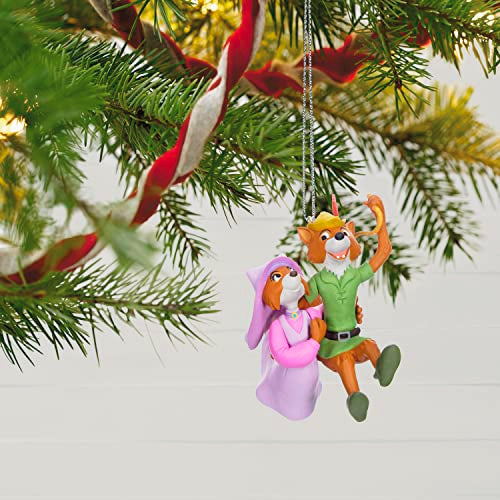 Hallmark Keepsake Christmas Ornament 2023, Disney Robin Hood 50th Anniversary A Romantic Rescue, Gifts for Disney Fans