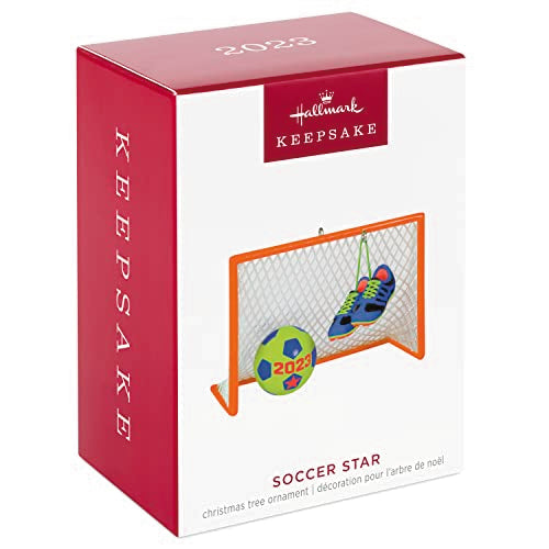 Hallmark Keepsake Christmas Ornament 2023, Soccer Star, Kids Gift, Coach Gift