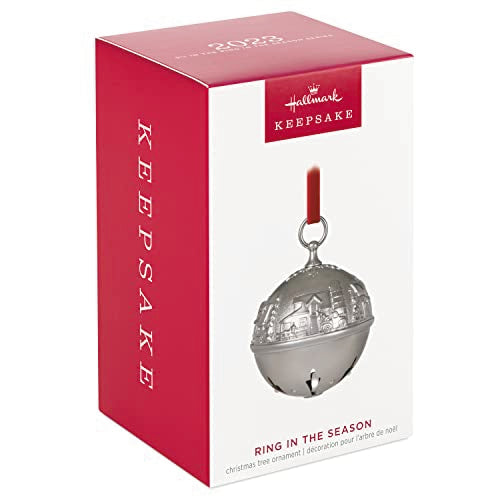 Hallmark Keepsake Christmas Ornament 2023, Ring in The Season, Metal Bell, Gifts for Her