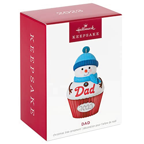 Hallmark Keepsake Christmas Ornament 2023, Dad Cupcake, Family Gifts