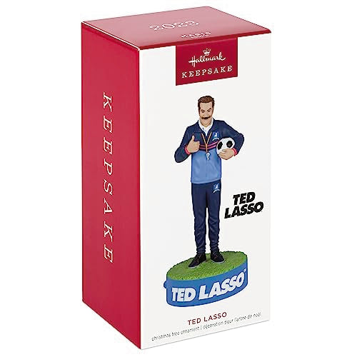 Hallmark Keepsake Christmas Ornament 2023, Ted Lasso Ornament with Sound, TV Show Gifts