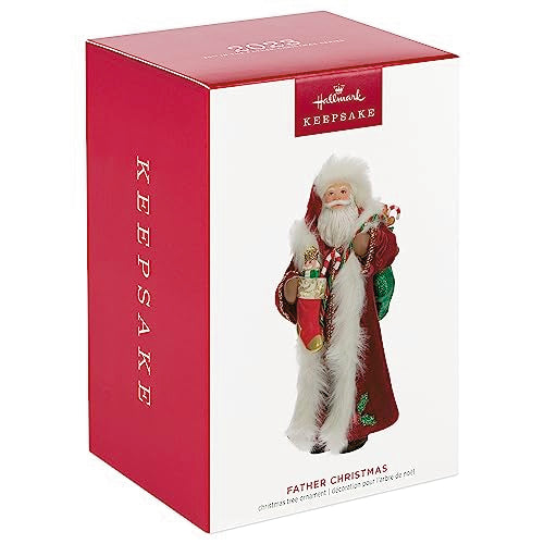 Hallmark Keepsake Christmas Ornament 2023, Father Christmas, Gifts for Santa Collectors