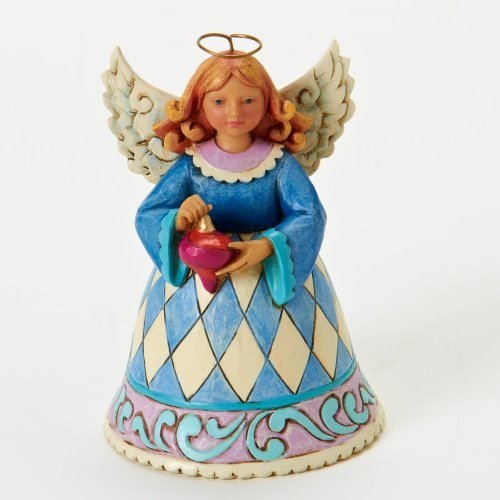Enesco Jim Shore Heartwood Creek Mini Christmas Angel Figurine, 3-1/2-Inch