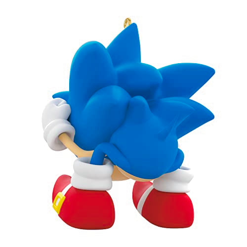 Hallmark Keepsake Christmas Ornament 2023, Sonic The Hedgehog Sonic's Spin Attack, Gifts for Gamers