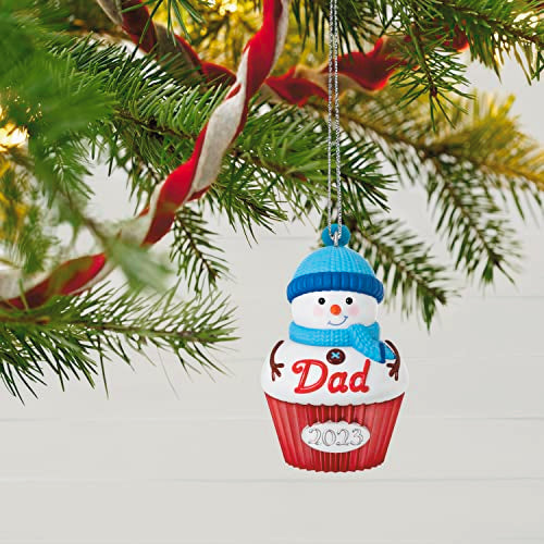 Hallmark Keepsake Christmas Ornament 2023, Dad Cupcake, Family Gifts