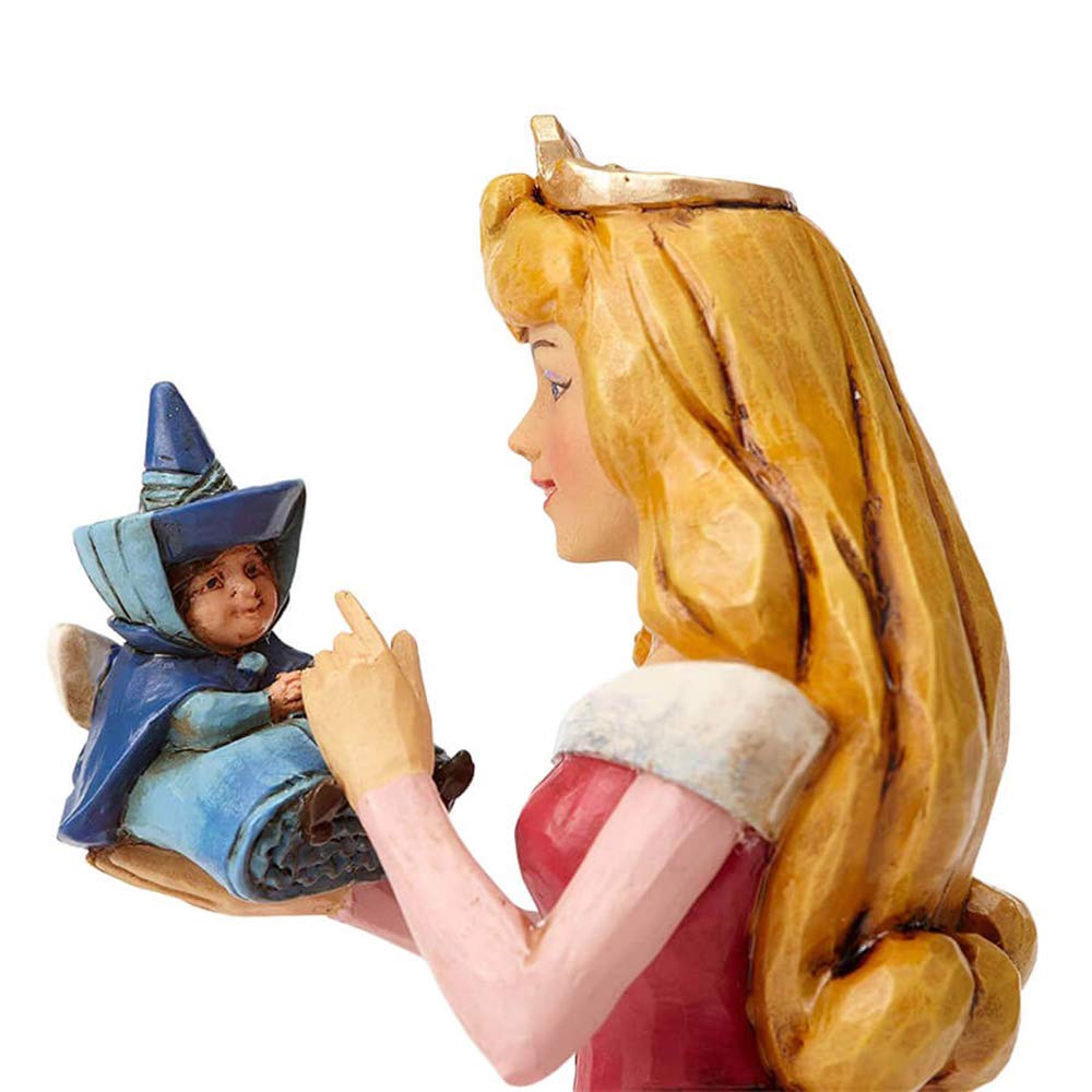 Jim Shore Disney Wonder and Wisdom Princess Aurora with Fairy Figurine 4054275