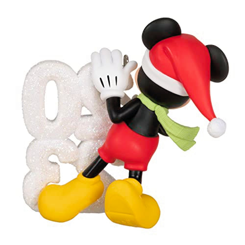 Hallmark Keepsake Christmas Ornament 2023, Disney Mickey Mouse A Year of Disney Magic, Gifts for Disney Fans