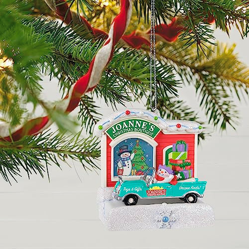 Hallmark Keepsake Christmas Ornament 2023, Happy Holiday Parade Collection Joanne's Christmas Boutique Musical with Light, Gifts for Her