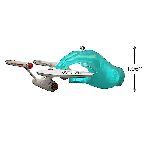 Hallmark Keepsake Christmas Ornament 2023, Star Trek The Hand of Apollo U.S.S. Enterprise, Gifts for Trekkies