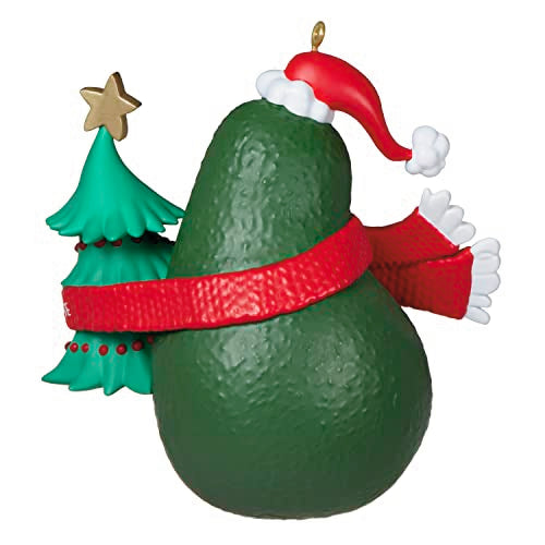 Hallmark Keepsake Christmas Ornament 2023, Guacin' Around The Christmas Tree Ornament with Sound, Food Gifts