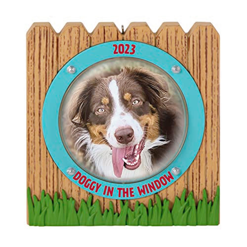 Hallmark Keepsake Christmas Ornament 2023, Doggy in The Window Photo Frame, Pet Picture Gifts