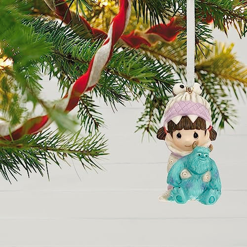Hallmark Keepsake Christmas Ornament 2023, Disney/Pixar Precious Moments Monsters, Inc. Boo and Sulley Porcelain, Gifts for Disney Fans