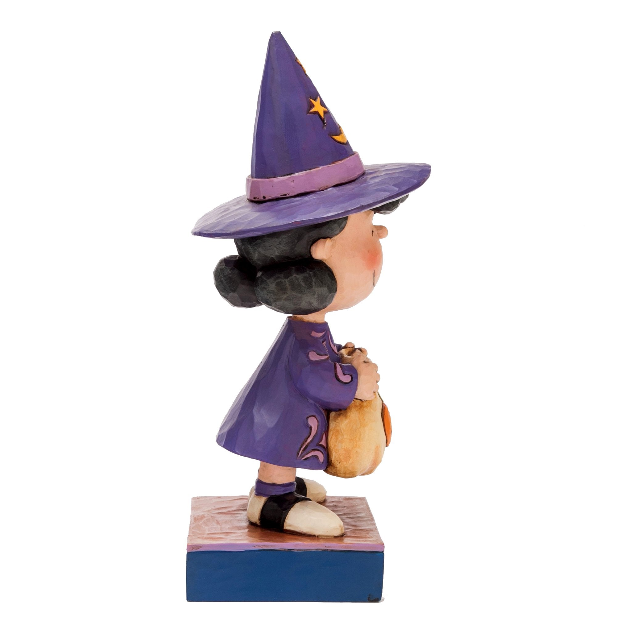 Enesco Jim Shore Peanuts Lucy in Witch Costume Figurine, 6.875"