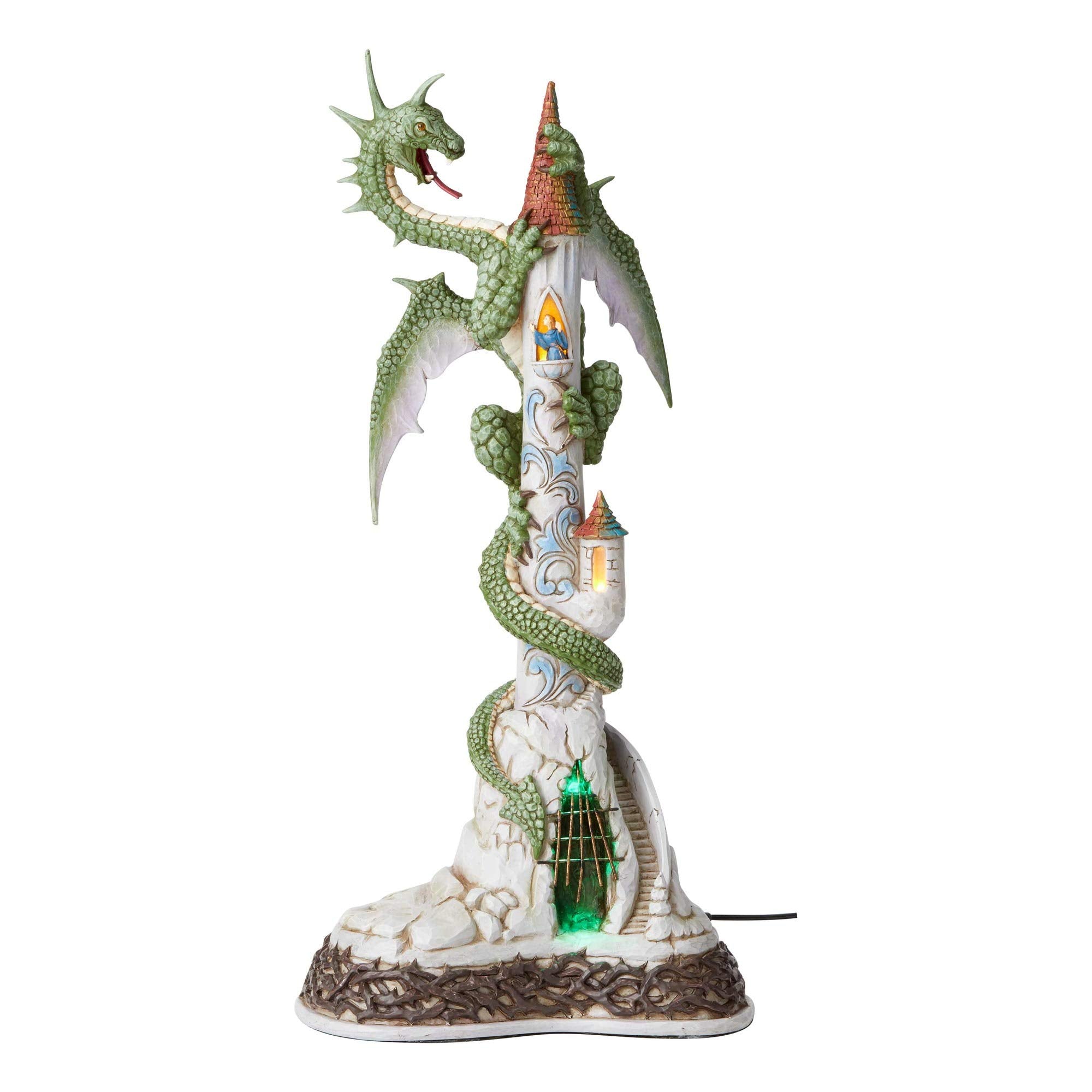 Enesco Jim Shore Heartwood Creek Limited Ed Lighted Dragon, 18.5 inches High