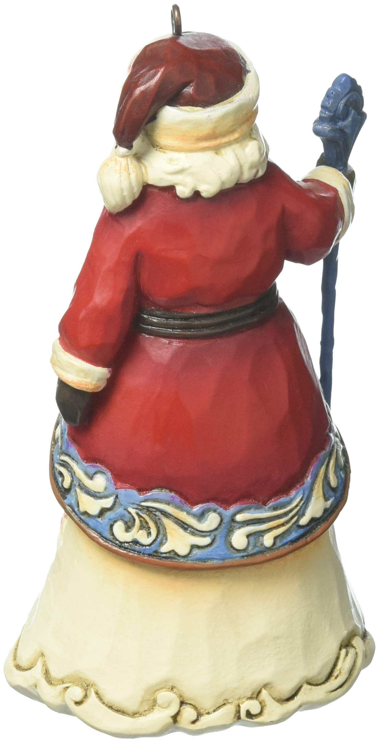 Jim Shore Heartwood Creek Norwegian Santa Stone Resin Hanging Ornament, 4.6?, Christmas