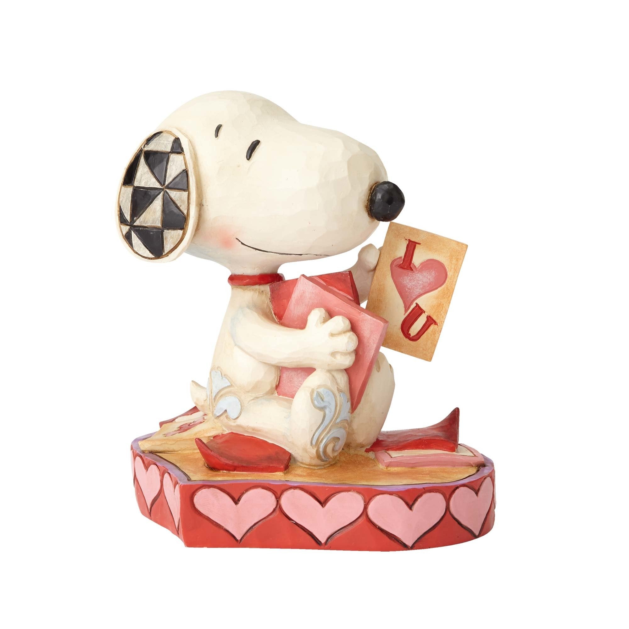 Peanuts by Jim Shore Snoopy With Valentine's Cards Figurine