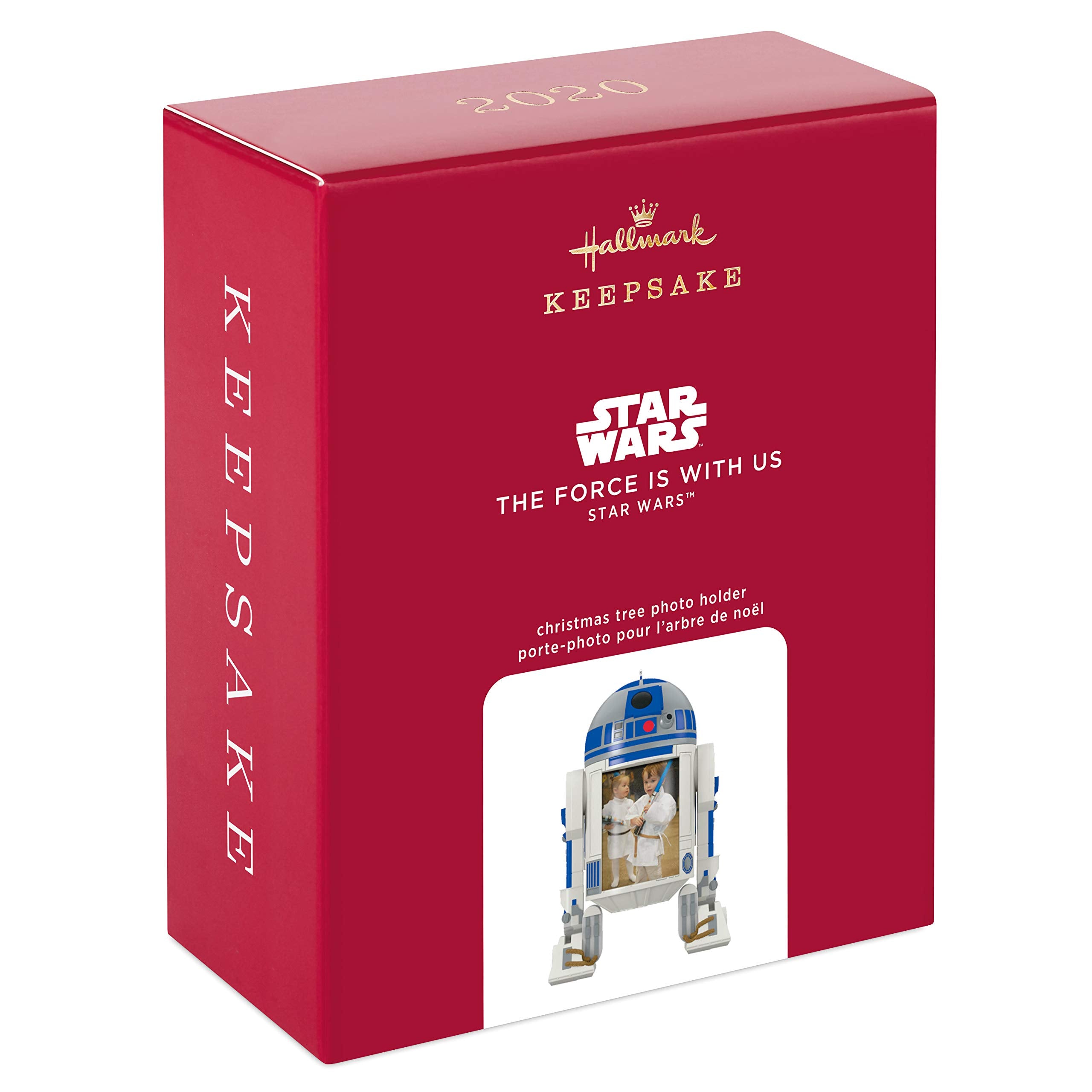 Hallmark Keepsake Christmas Ornament 2020, Star Wars R2-D2 The Force Is With Us Photo Frame (1799QXI6011)
