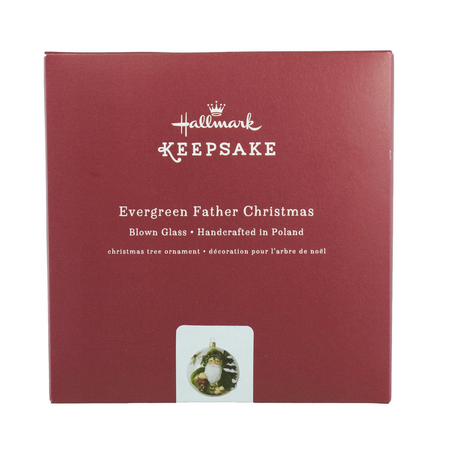Hallmark Keepsake Ornament Evergreen Father Christmas 2016